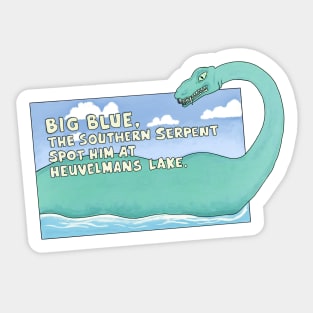 le monstre marin Big Blue Sticker